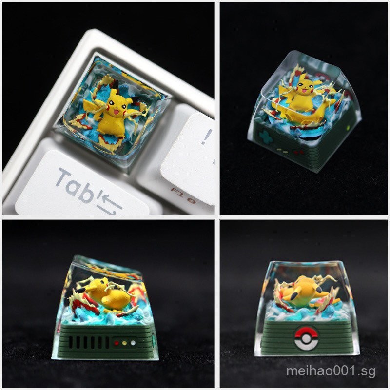 [47%Repurchase Rate]Pokemon Keycap Pokemon Keychain Pokémon 3D ...