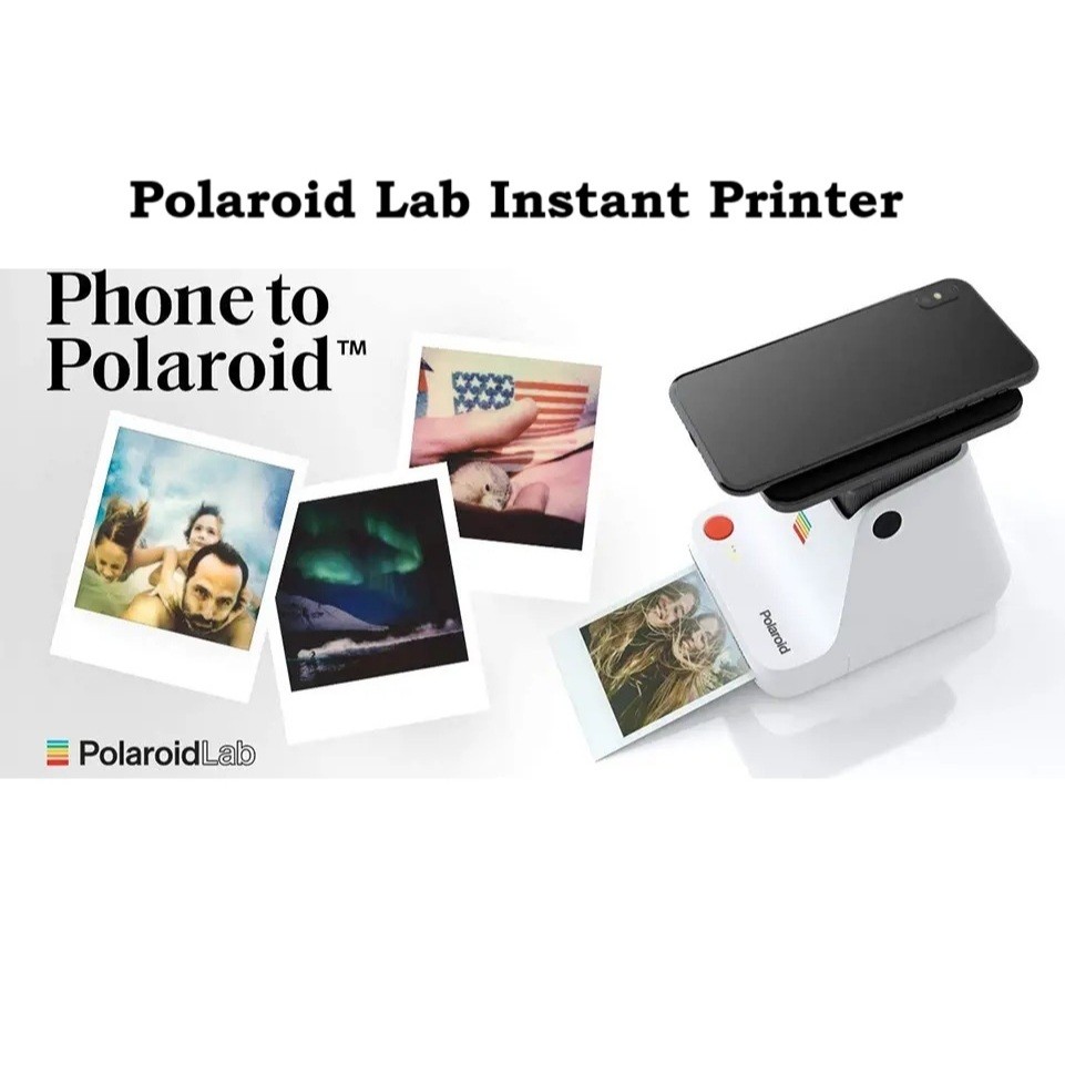 [Instant Photo Printer] Polaroid Lab i-Type Instant Printer | 1 Year ...