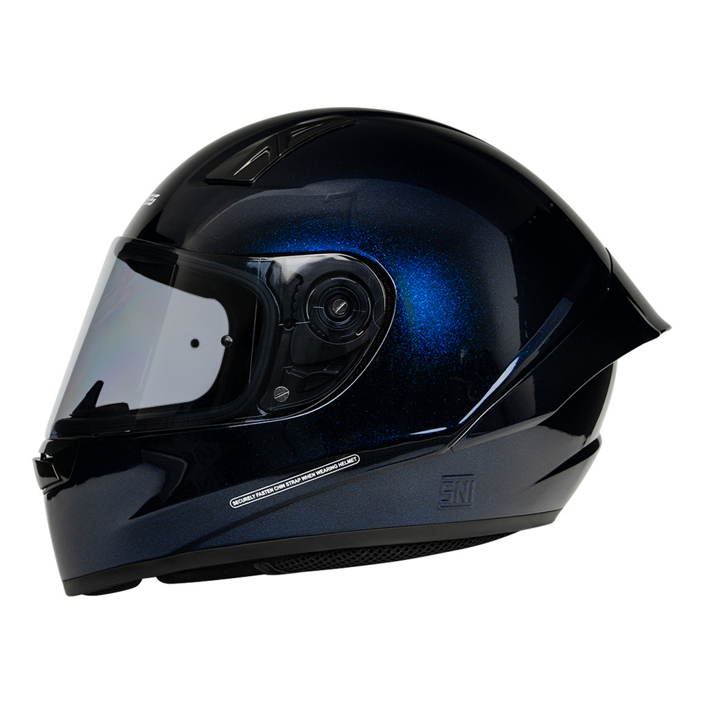 Cargloss KRC Helm Full Face Moonlight - Blue - Gambar 3