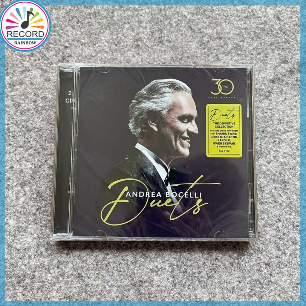 Andrea Bocelli Duets 2024 Original 2CD Album [Sealed] Brand New