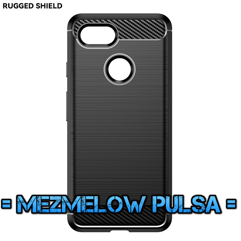 Case Fiber Carbon Caseng Casing Softcase GOOGLE PIXEL 3 BIASA - Gambar 2