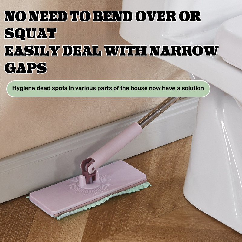 125CM Face Towel Flat Mop Hands Free Automatic Cloth Changing ...