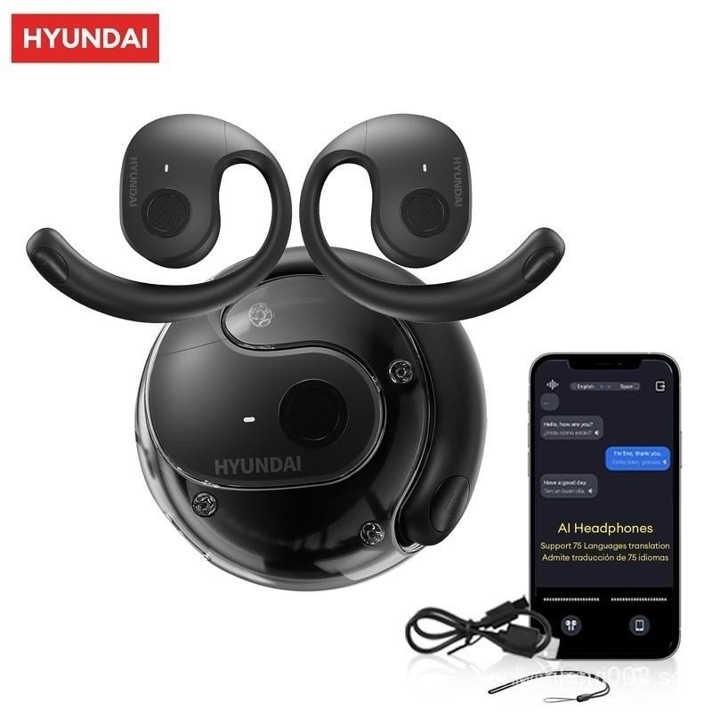 Hyundai HY-T26 Pro OWS Wireless High Precision Bluetooth Translation ...