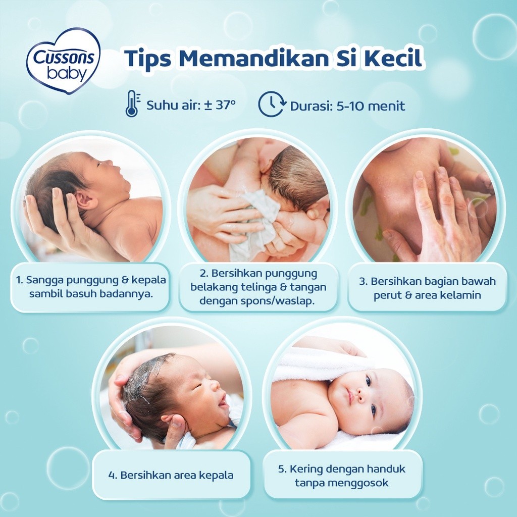 Cussons Baby Hair & Body Wash Mild & Gentle - Sabun Bayi 2in1 / Merah jingga Official - Gambar 4