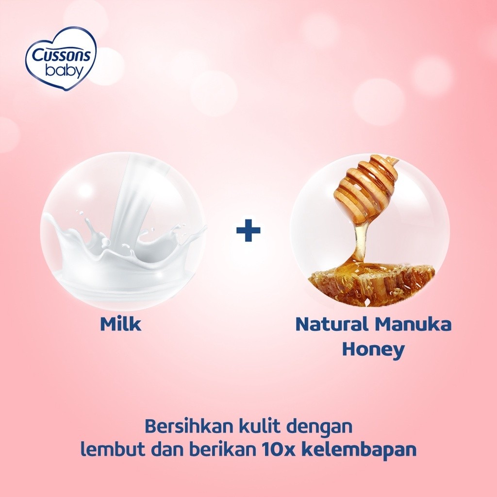 Cussons Baby Milk Bath Sabun Mandi Bayi / Merah jingga Official - Gambar 3