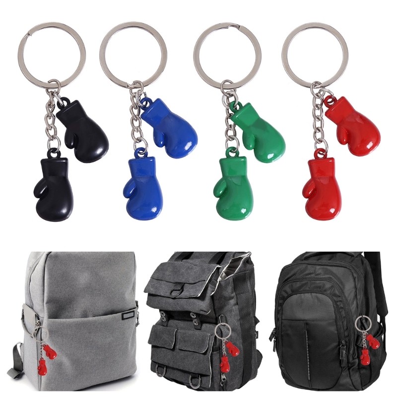 NICE Sturdy Metal Boxing Glove Keyring Charm Accessory For Athletes And ...