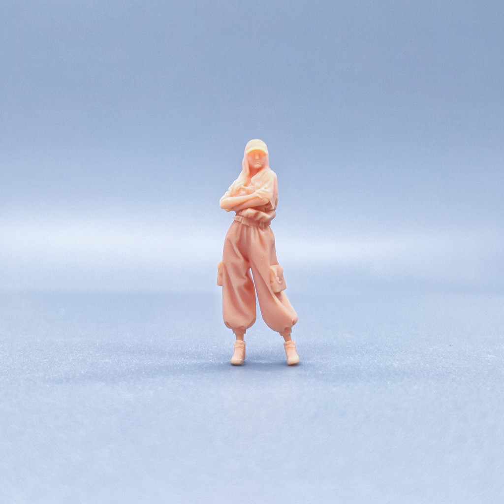 [Uh Hum Model] 1: 64 Doll 1: 43 Miniature White Model Sexy Standing ...