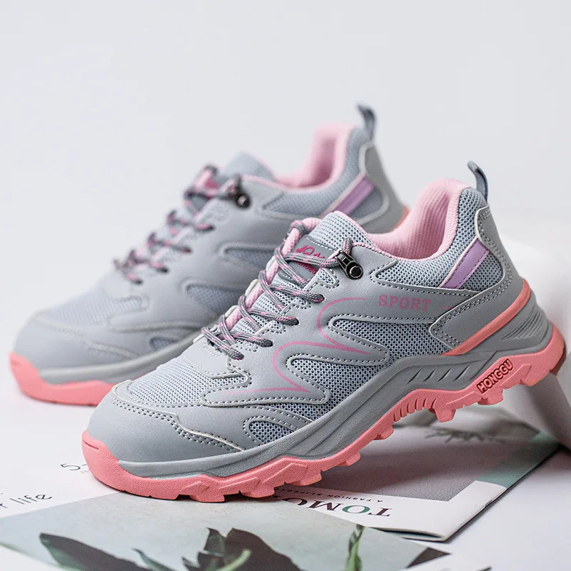 Lightweight Steel Toe Safety Shoes for Women Anti-puncture Work Shoes ...