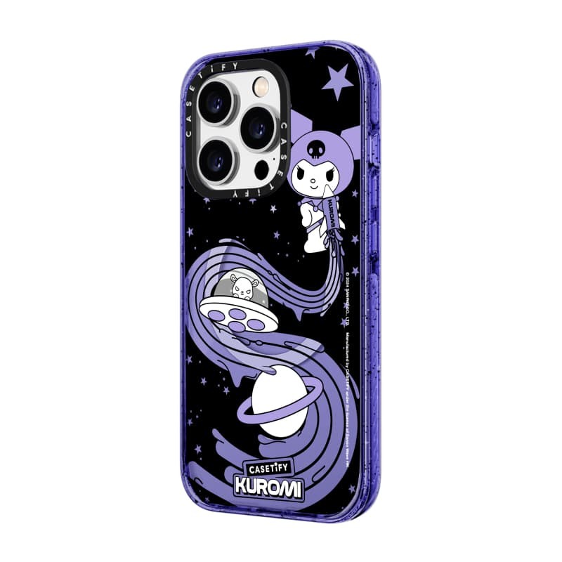 CASETiFY KUROMI iPhone15proケース CASECASE X Sanrio characters - Kuromi Milky Way CaseMagnetic