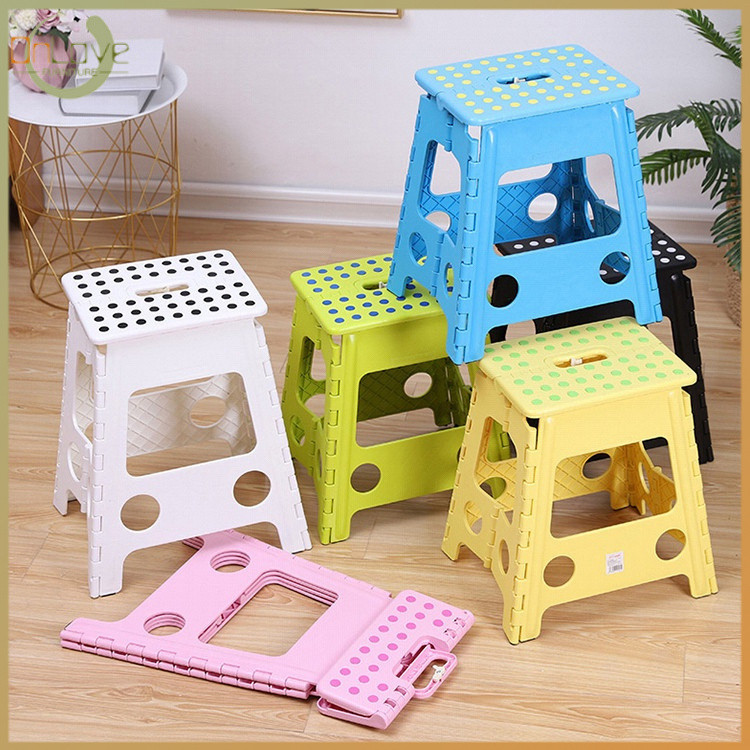 collapsible stool folding stool simple chair space saving outdoor ...