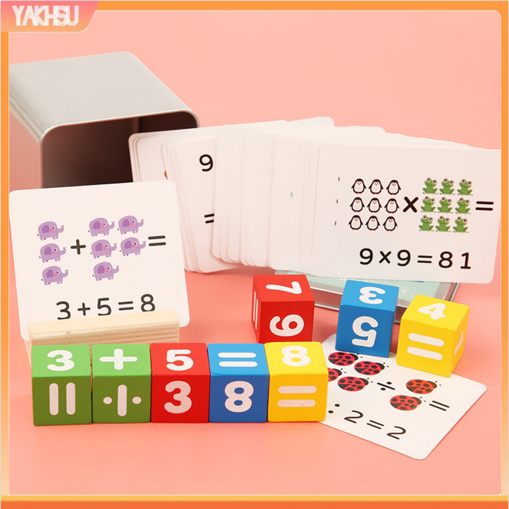 yakhsu| Educational Math Toys Kids Math Playset Kids Math Matching Game ...