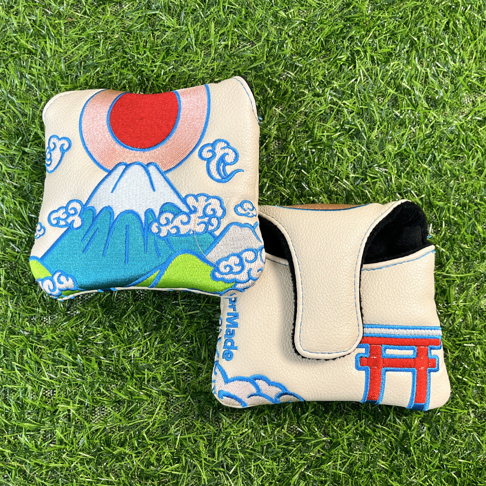 Golf Club Cover Taylor Strong Magnetic Square Putter Cap Cover Sunrise ...
