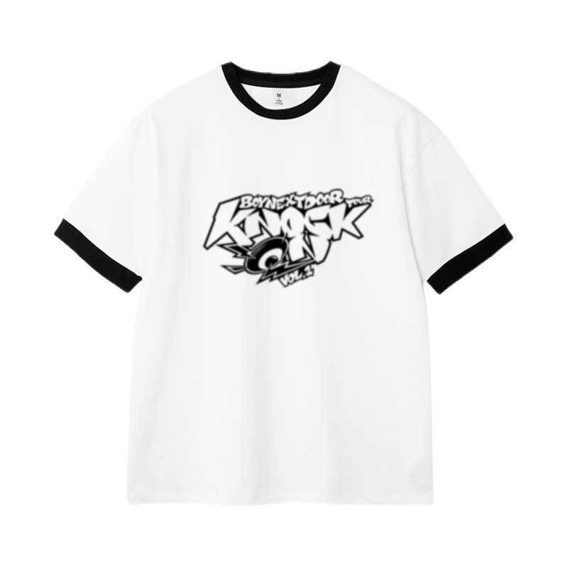 KPOP BOYNEXTDOOR TOUR 'KNOCK ON Vol.1' Merch Cotton T-shirt KPOP BOYNEXTDOOR TOUR 'KNOCK ON Vol.1' Merch Cotton T-shirt