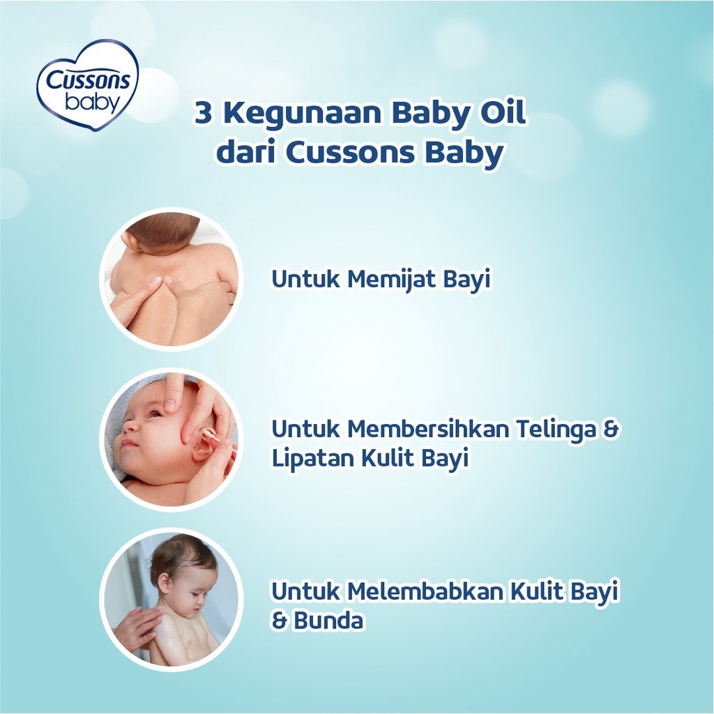 Cussons Baby Oil Mild & Gentle / Merah jingga Official - Gambar 4
