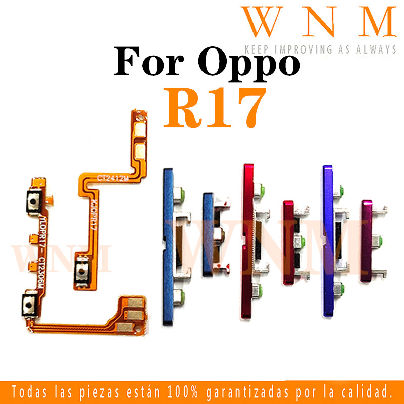 For OPPO R17 Power button flex on / off Switch Button Side Key Volume ...