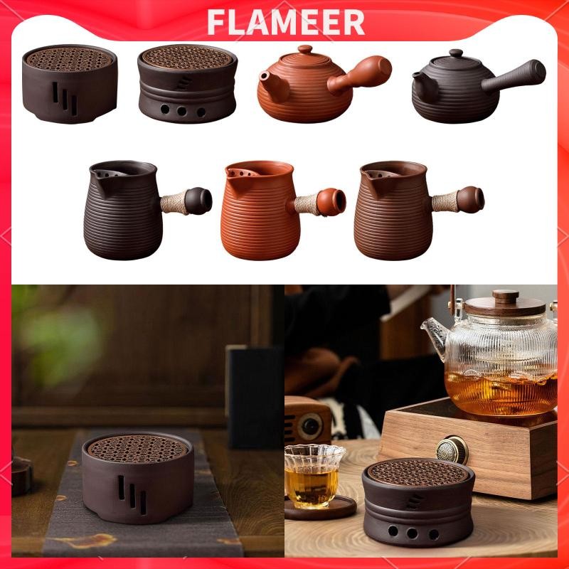 [Flameer] Ceramic Teapot for Boiling Hot Water Loose Leaf Tea Pot with ...