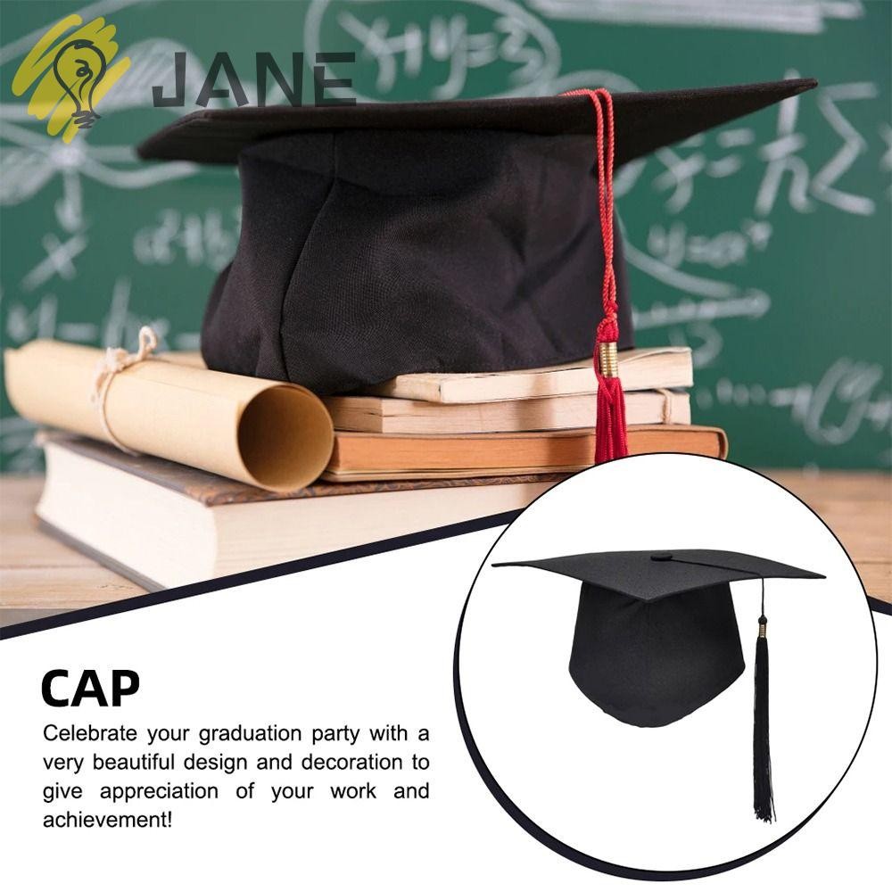 JANE Graduation Hat, Degree Ceremony 2024 Graduation Mortarboard Cap ...