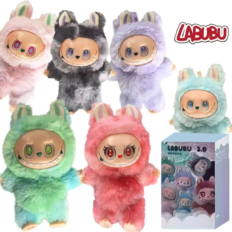 Labubu The Monsters V3 Series Blind Plush Box, Vinyl Base Toy, Animated ...