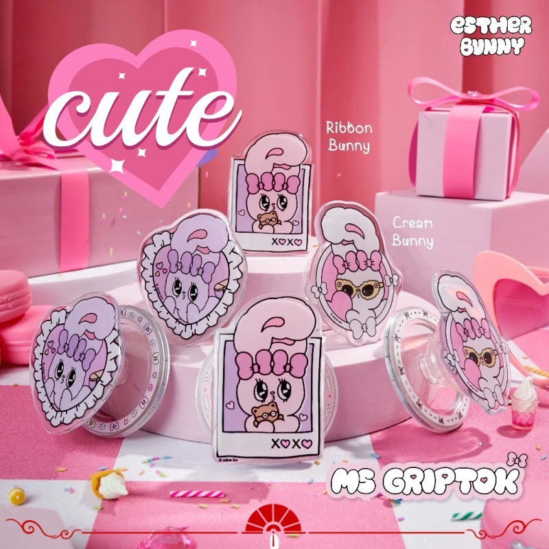 Esther Bunny Cute Cartoon for Magnetic Popsocket Magnetic Phone Griptok ...