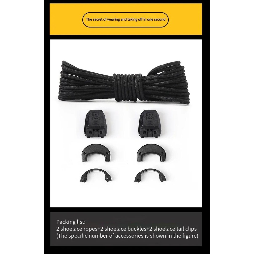 Curated visual reference: Fresh Look at Fashion No Tie Shoelaces Outdoor Running Sneakers Laces Round Tennis