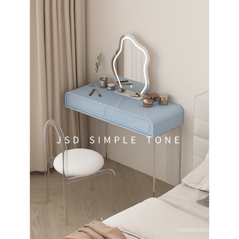 Simple Style Princess High-Value Small Dressing Table Bedroom Mini ...