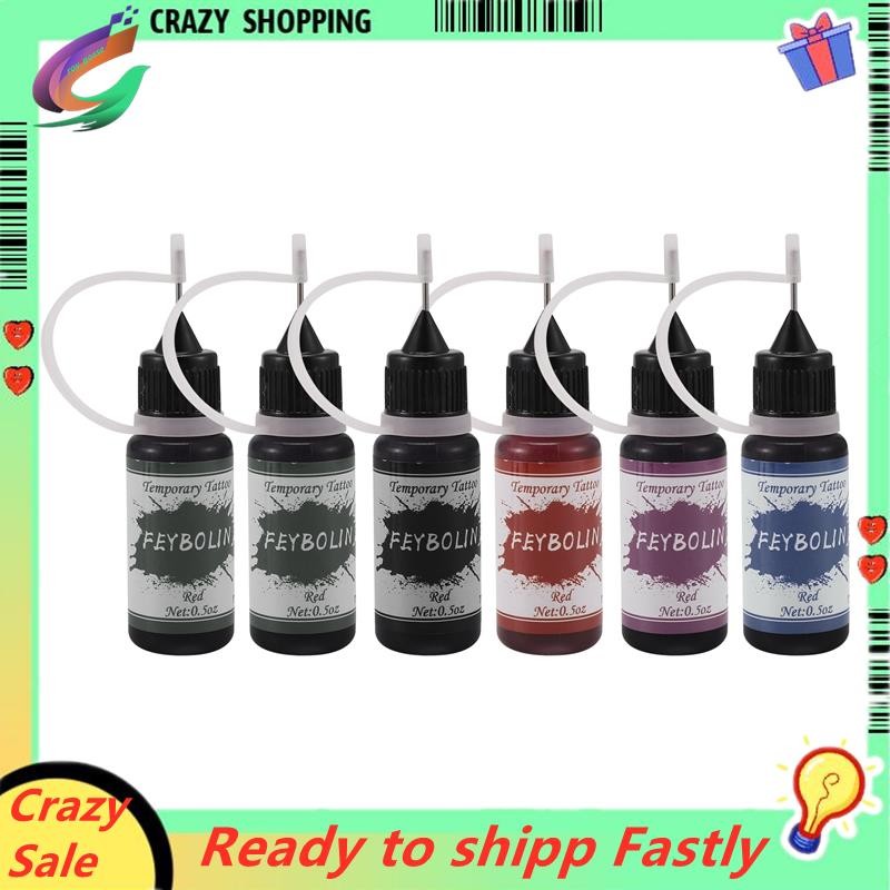 Temporary Tattoos Kit, Gel Semi Permanent Tattoo Gel / Ink (Organic ...