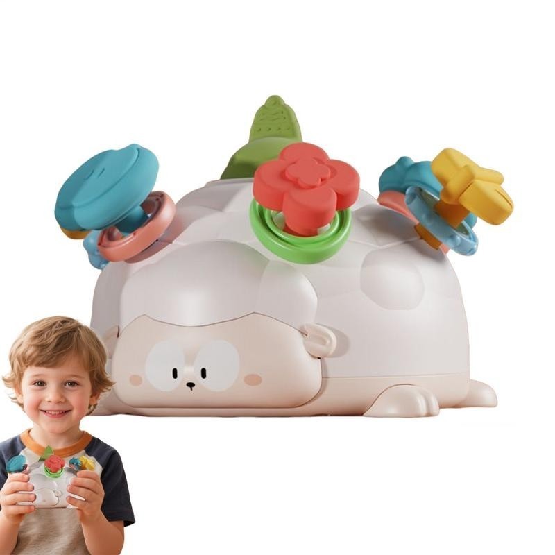 Baby Rattle Teether in Sheep Design Enhancing Color Recognition and ...