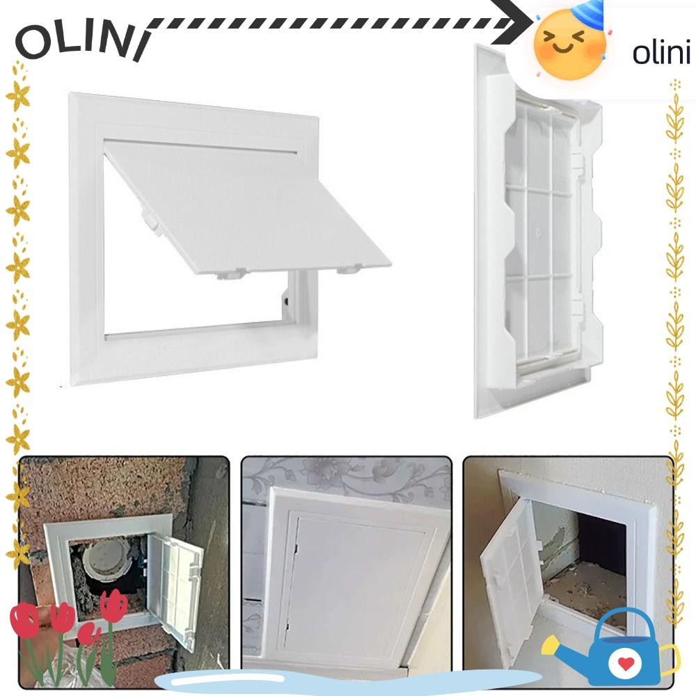 OLINI Access Panel Door, White Plastic Opening Flap Cover Plate, Box ...