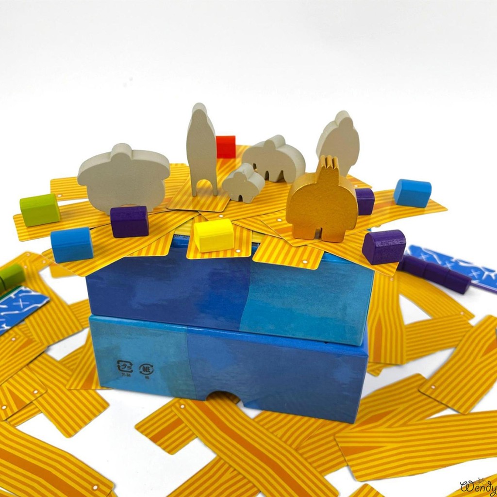 Rafter Five Board Game Build The Biggest Raft & Stack Your Treasure ...