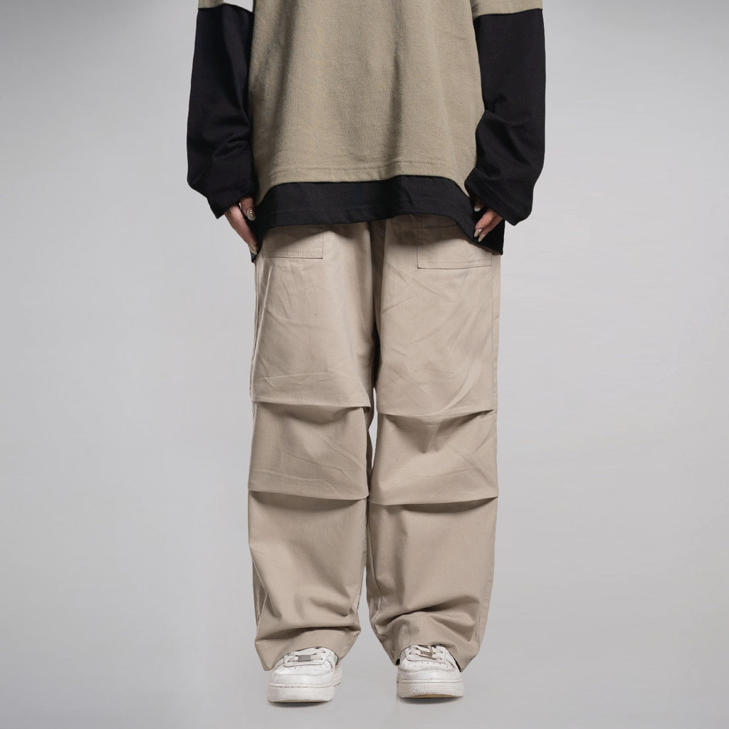 Noforty Project Oversize Long Baggy Pants Navara Beidge Baggy Pants Men ...