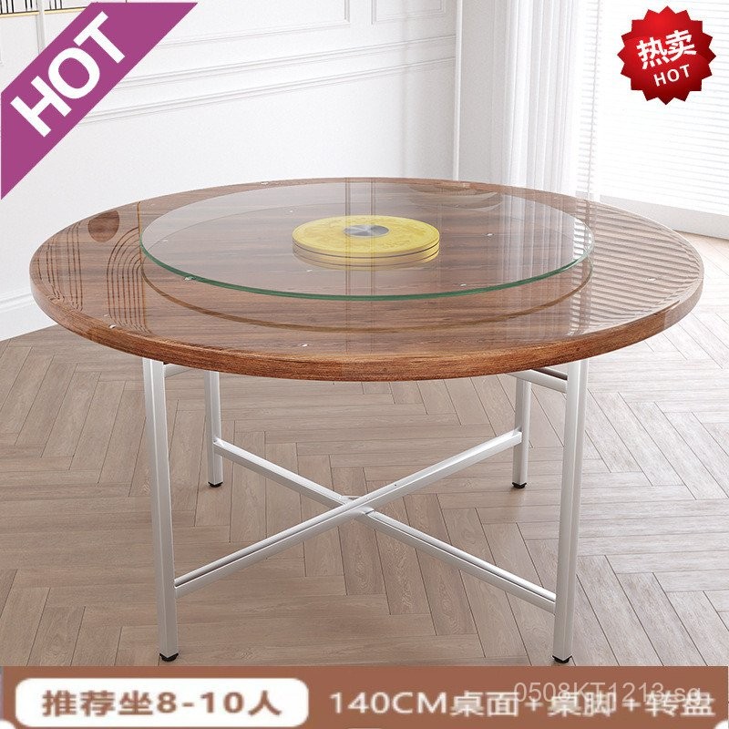Large Round Dining Table Round Tabletop Home Restaurant Tabletop Dining ...