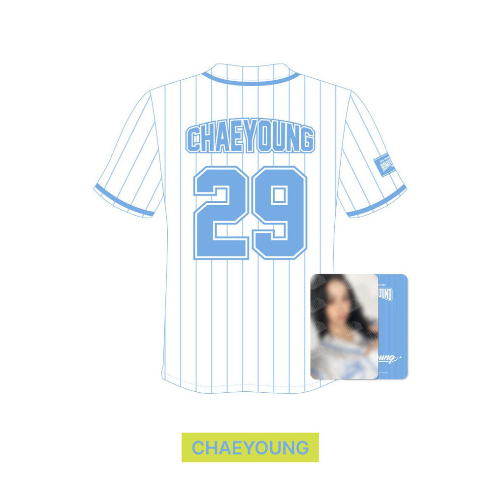TWICE BASEBALL UNIFORM  9ROUND チェヨン ⚾️ TWICE Baseball JERSEY- 9th Anniversary HOME 9ROUND T