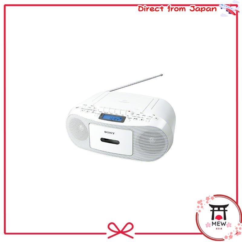 Sony CD Radio Cassette Recorder S50 White CFD-S50/W SONY CD Radio ...