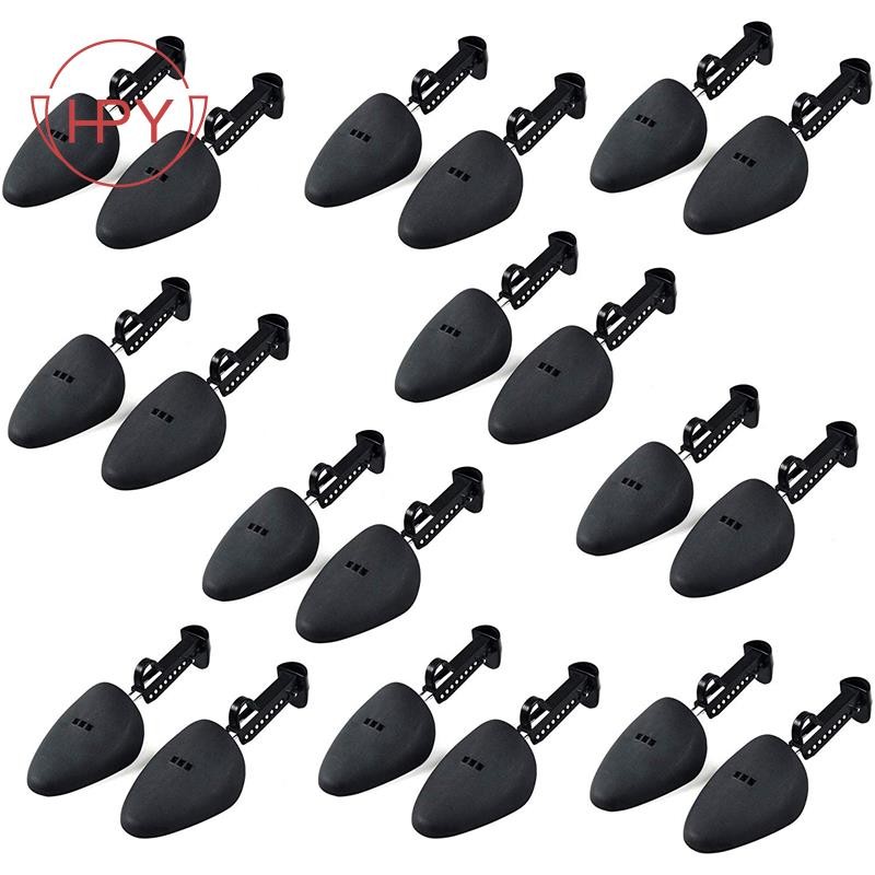 【hzhaiyaa1.sg】10 Pair Shoe Tree Practical Boot Shoe Stretcher Black ...