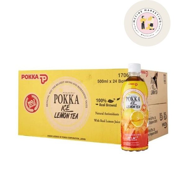 Pokka Ice Lemon Tea 24 x 500ml | Shopee Singapore