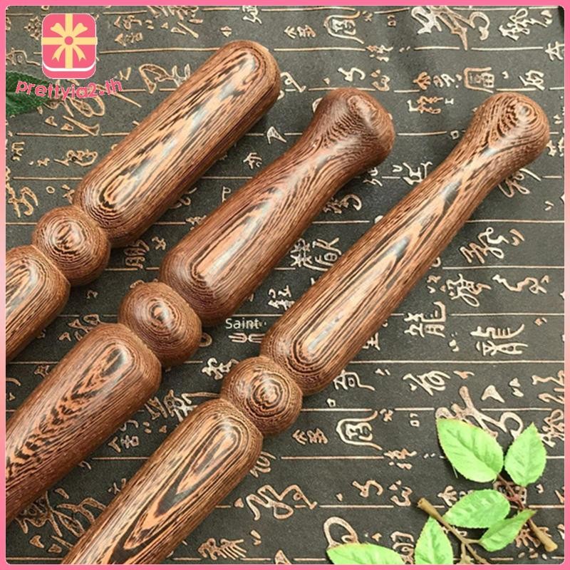 [Prettyia2] Taiji Stick Tai Chi Ruler Wooden for Beginners Shaolin Bar ...