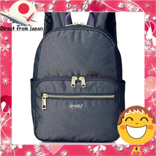 Anello GRANDE GL GTM0421Z Mini Backpack - A5 Size, Water Repellent, 5 Pockets, Heather Polyester