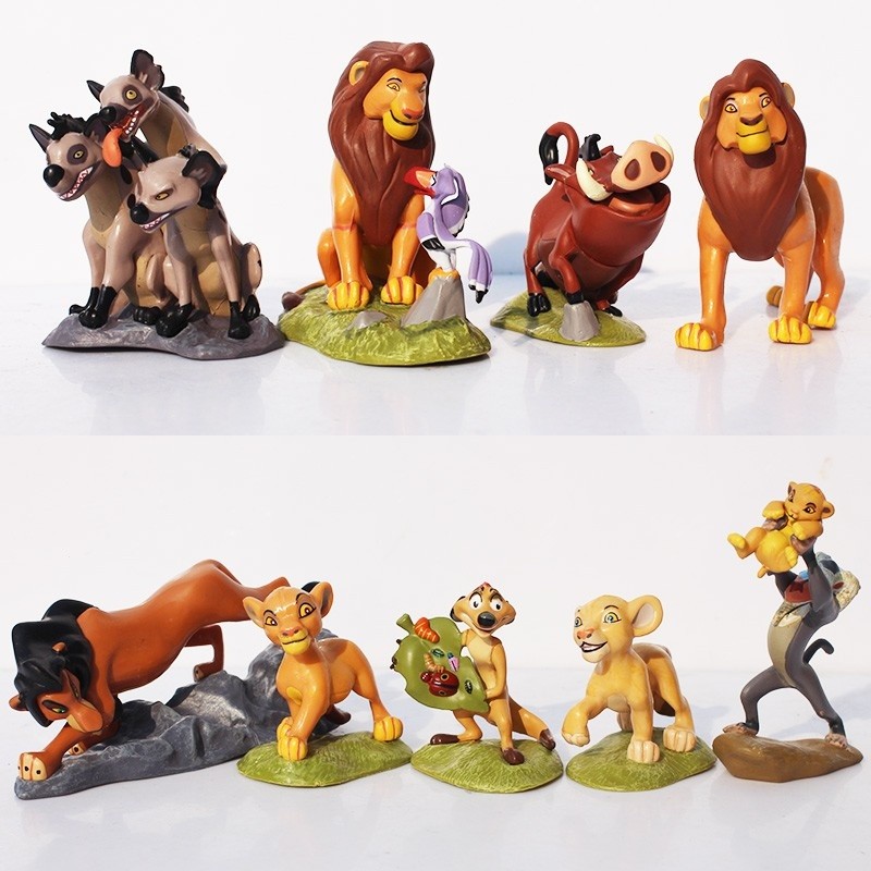 9Pcs/Set Disney Movie The Lion King Simba Nala Pumbaa Timon Mufasa ...