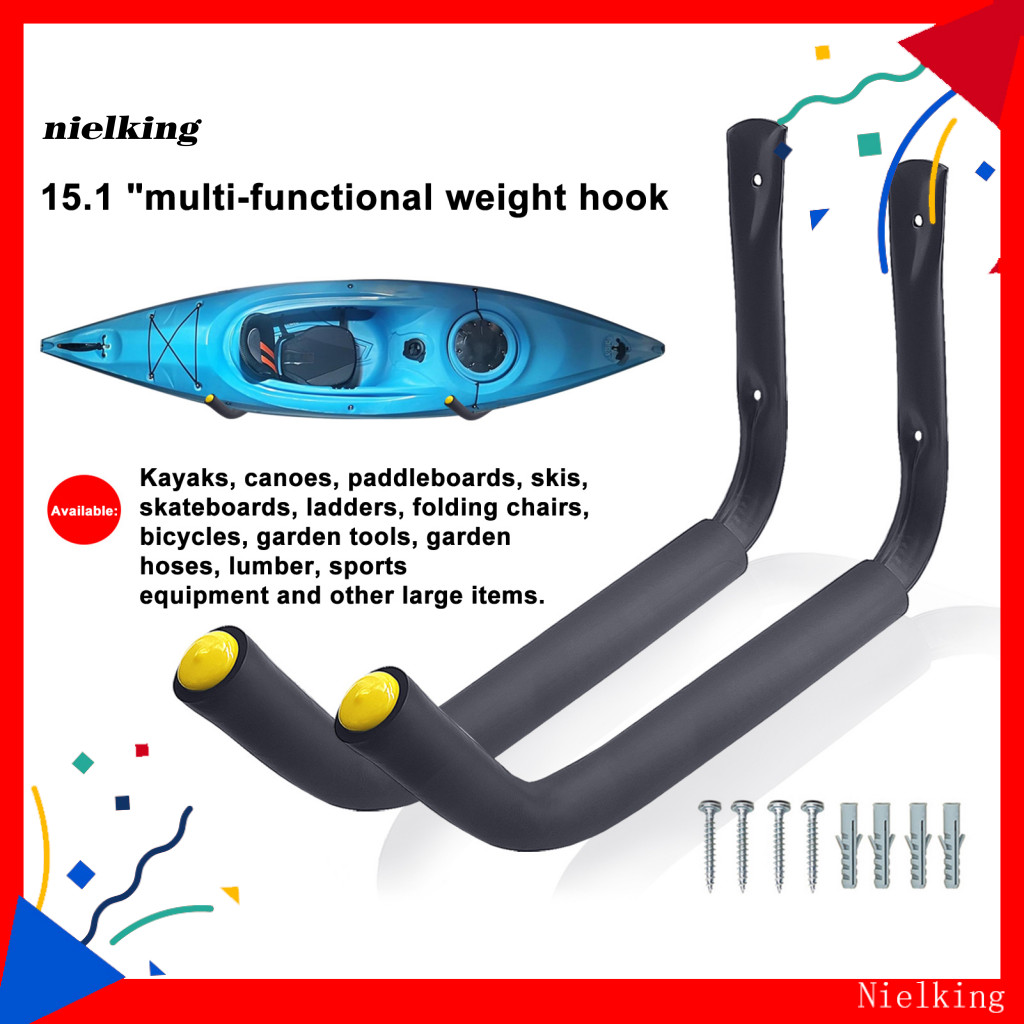 [NK] Garage Bike Rack Kayak Storage Hanger 100lbs Heavy Duty Garage ...