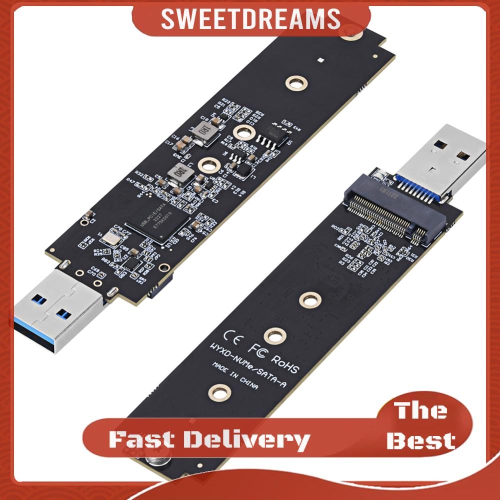 NVME to USB Adapter 10Gbps USB 3.1 Gen 2 to M.2 NVMe SSD Converter ...