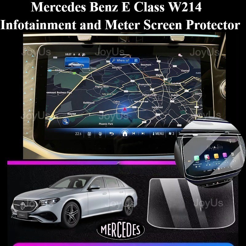 Mercedes Benz E Class W214 (2024-2026) Infotainment and Meter Screen ...
