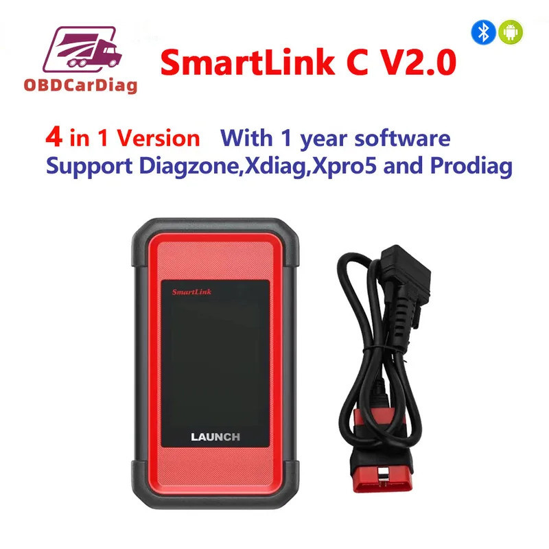 SmartLink C V2.0 for 4 in one 24V Trucks Scanner Diagnostic Heavy Duty ...