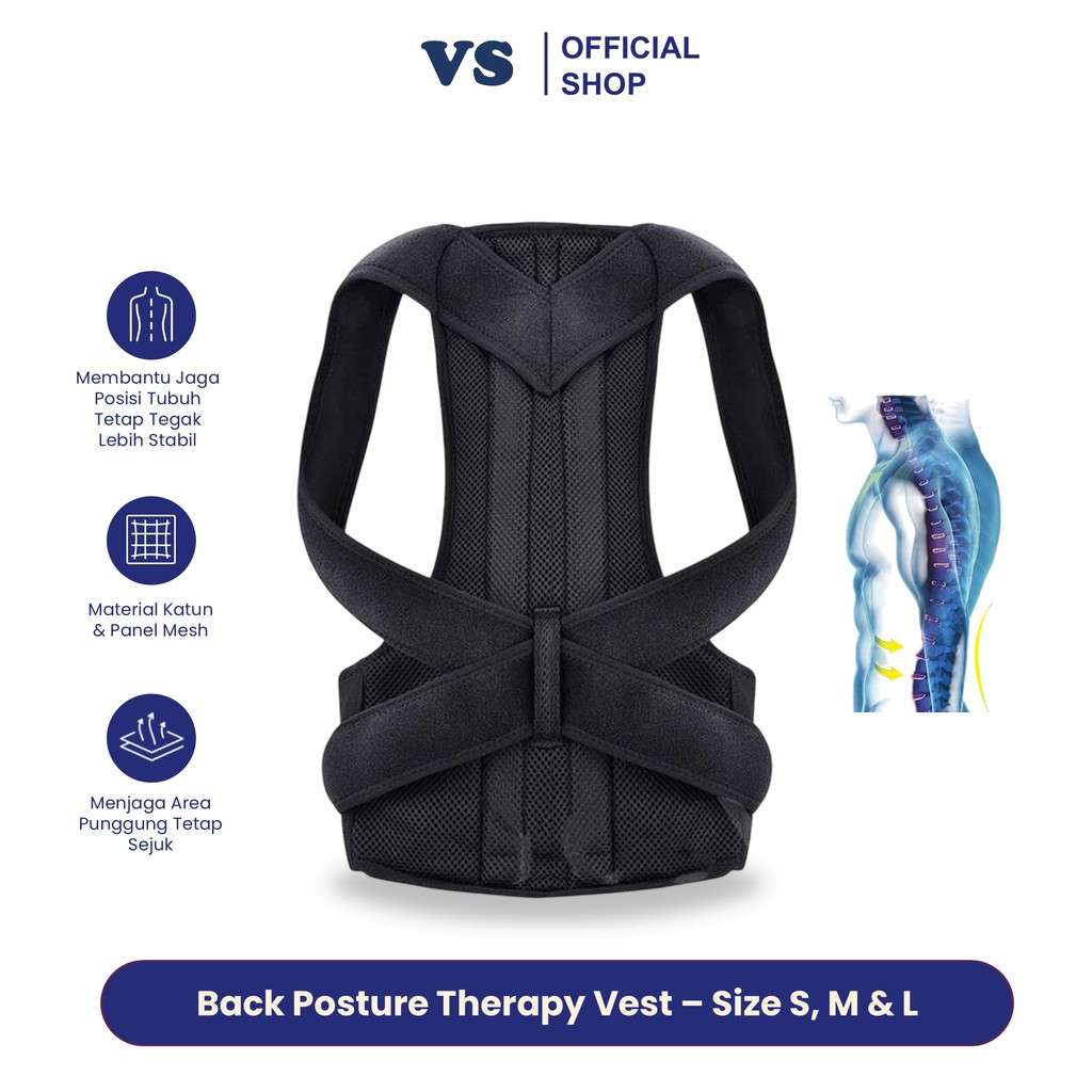 TaffSPORT Back Posture Therapy Vest – Model Y112 Back Posture Therapy ...