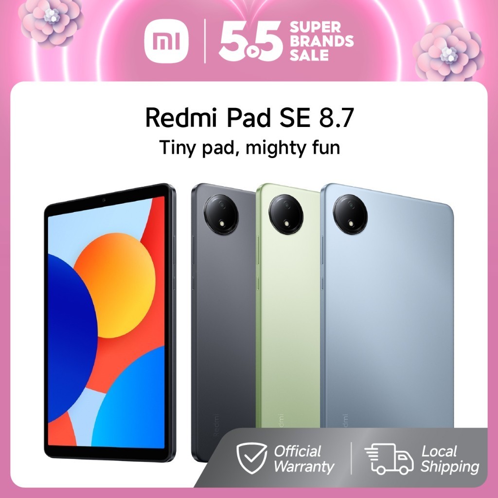 Redmi Pad SE 8.7'' 4G (6GB RAM + 128GB ROM) | Shopee Singapore