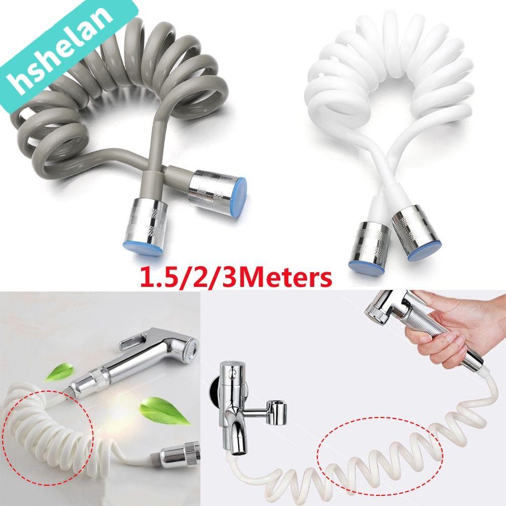 HSHELANXB 1.5/2/3meter Spring Shower Hose Retractable Useful Bathroom ...