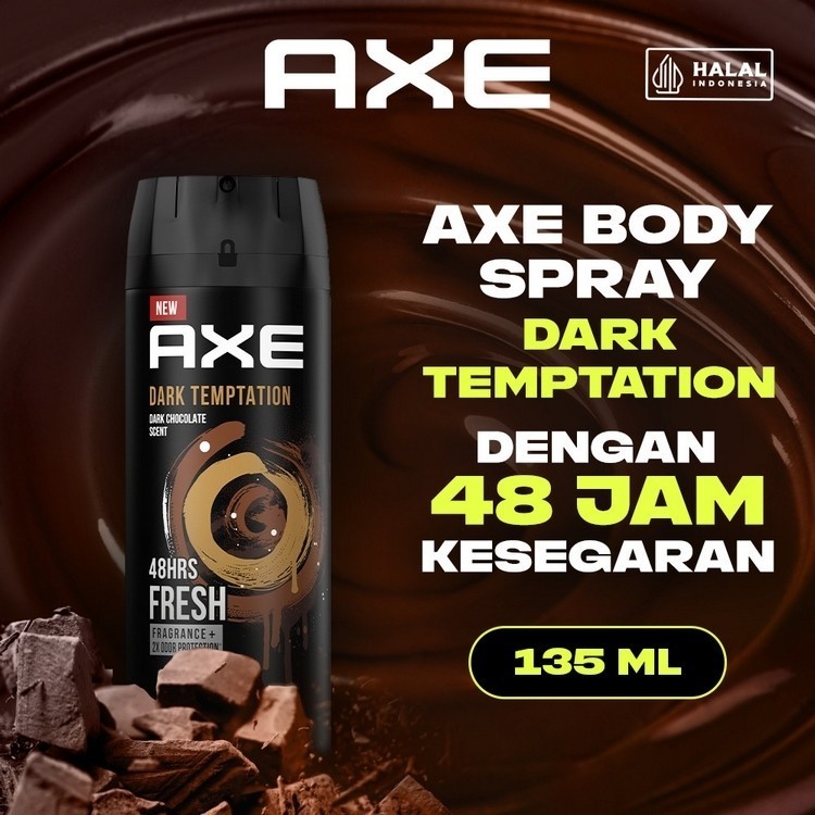 Axe Men Deodorant Body Spray 135ml / Merah Jingga Official - Gambar 4