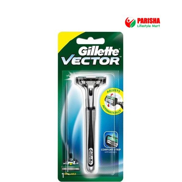 Gillette Vector Plus Manual Shaving Razor 20g | Shopee Singapore