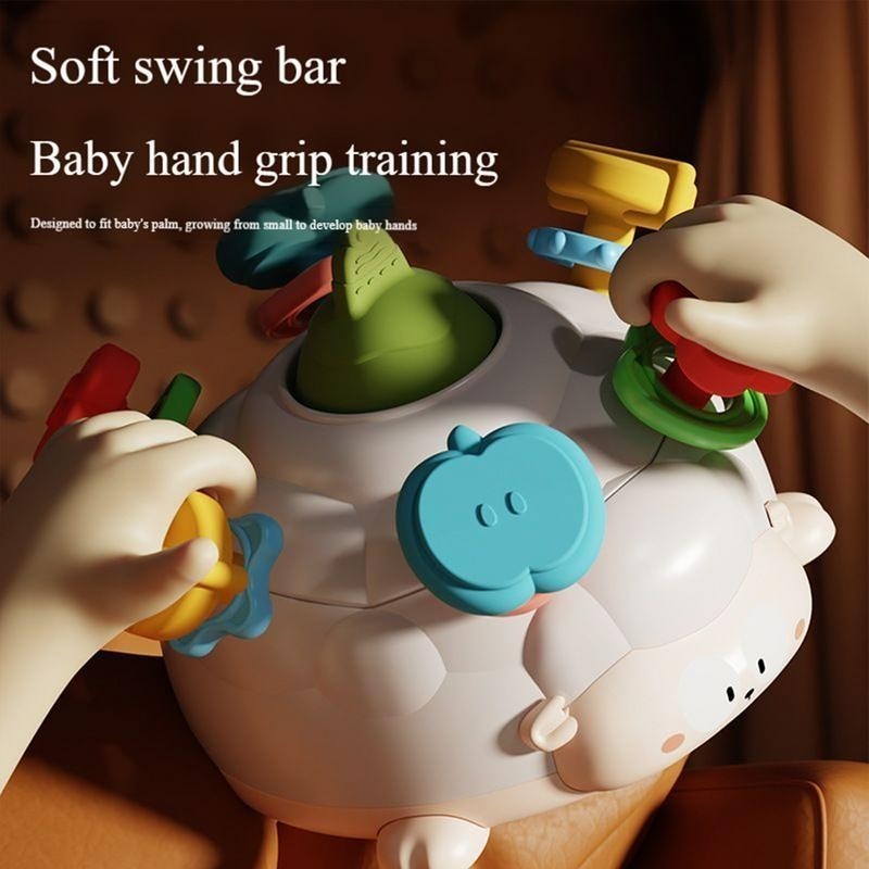 Baby Rattle Teether in Sheep Design Enhancing Color Recognition and ...