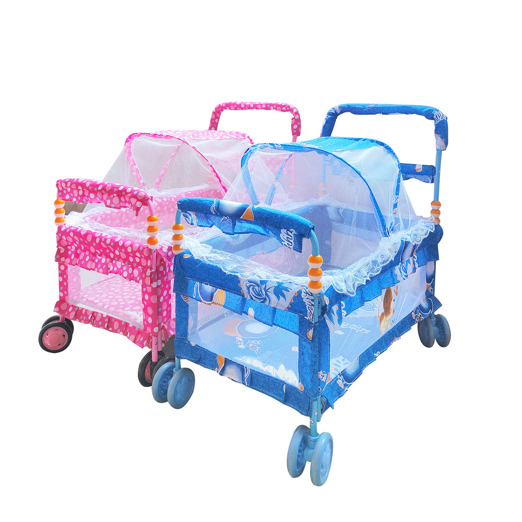 Newborn Baby Bassinet with wheels travelling mini baby cot cradles ...