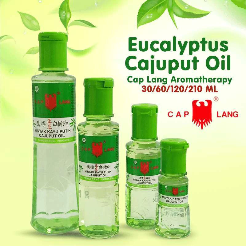 MINYAK KAYU PUTIH CAP LANG SERIES / 30 ML / 60 ML / 120 ML / 210 ML / Merah Jingga Official - Gambar 2